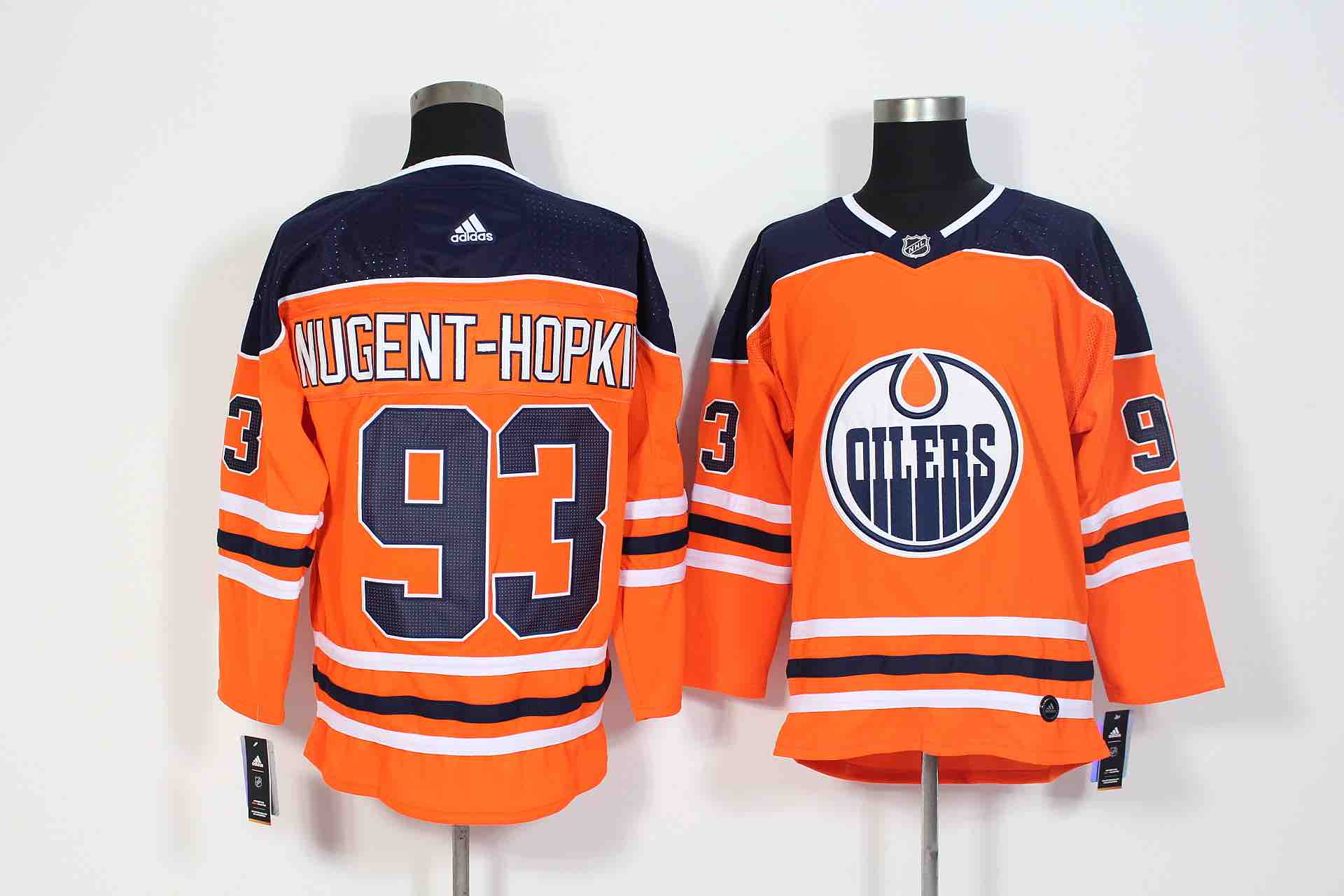 Adidas NHL Edmonton Oilers #93 Nugent-Hopkins Orange Jersey
