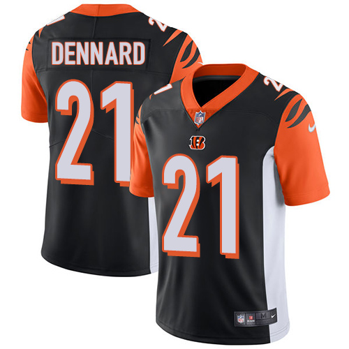 NFL Cincinnati Bengals #21 Dennard Black Vapor Limited Jersey