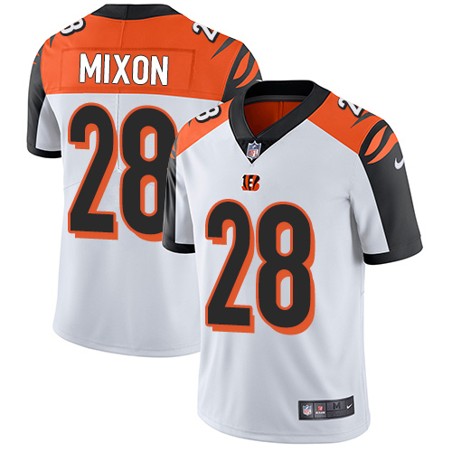 NFL Cincinnati Bengals #28 Mixon White Vapor Limited Jersey
