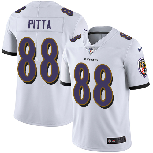 NFL Baltimore Ravens #88 Pitta White Vapor Limited Jersey