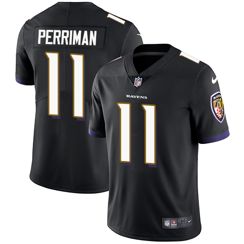 NFL Baltimore Ravens #11 Perriman Black Vapor Limited Jersey