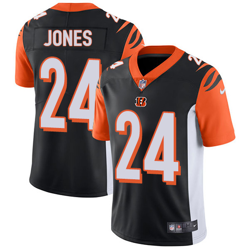 NFL Cincinnati Bengals #24 Jones Black Vapor Limited Jersey