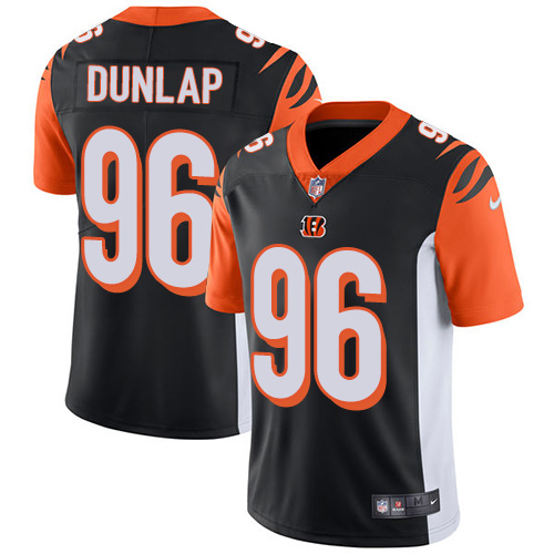 NFL Cincinnati Bengals #96 Dunlap Black Vapor Limited Jersey