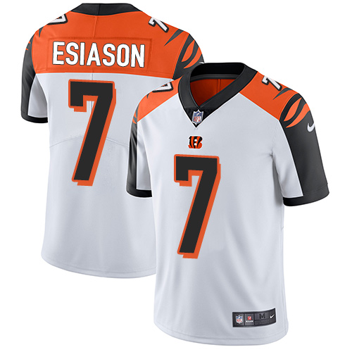 NFL Cincinnati Bengals #7 Esiason White Vapor Limited Jersey
