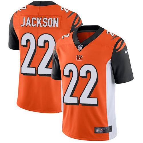 NFL Cincinnati Bengals #22 Jackson Orange Vapor Limited Jersey