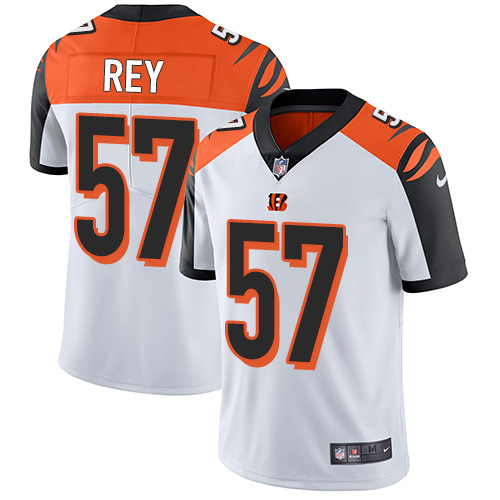 NFL Cincinnati Bengals #57 Rey White Vapor Limited Jersey
