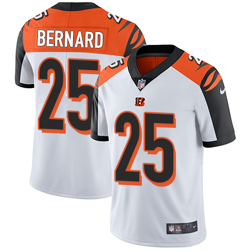 NFL Cincinnati Bengals #25 Bernard White Vapor Limited Jersey