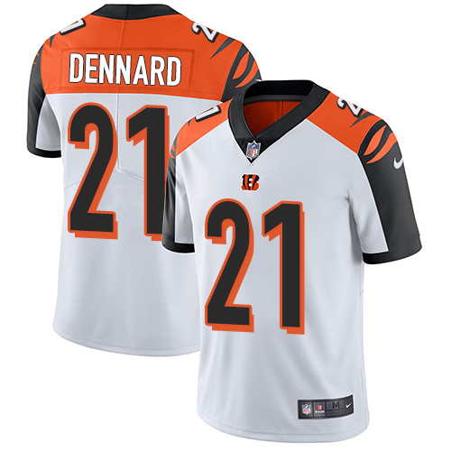 NFL Cincinnati Bengals #21 Dennard White Vapor Limited Jersey