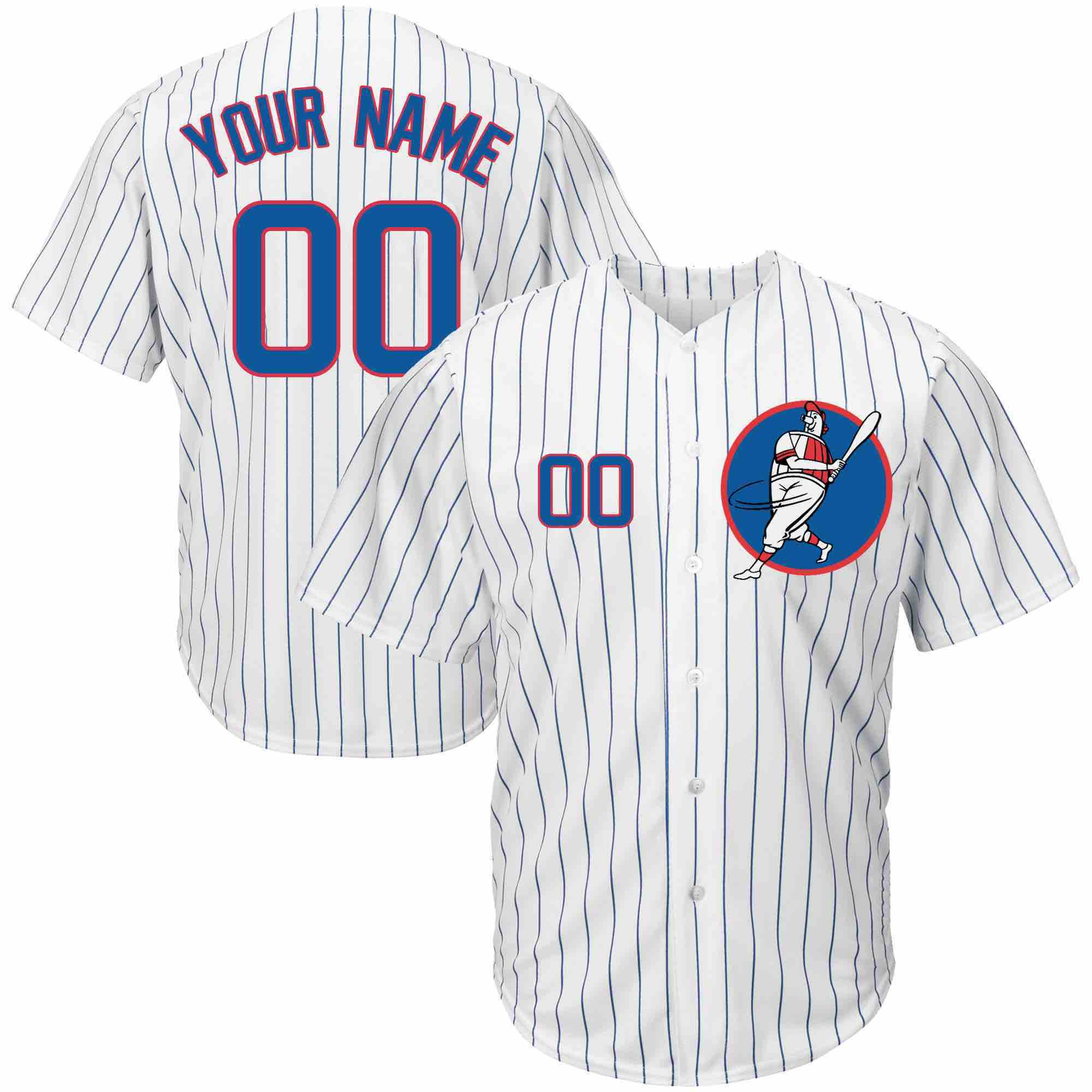 MLB Chicago Cubs Personalized White Color Jersey