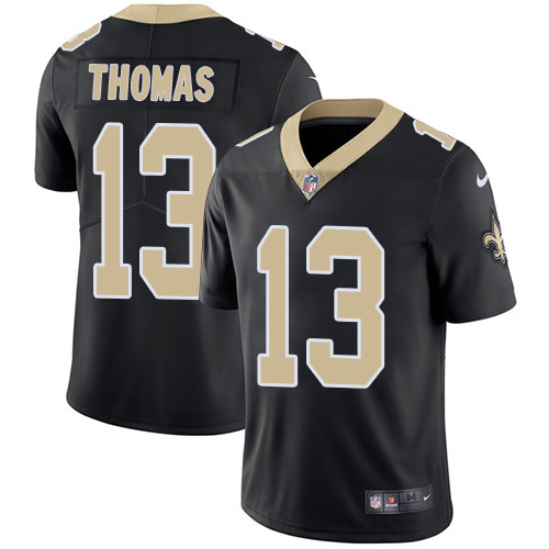 NFL New Orleans Saints #13 Thomas Black Vapor Limited Jersey