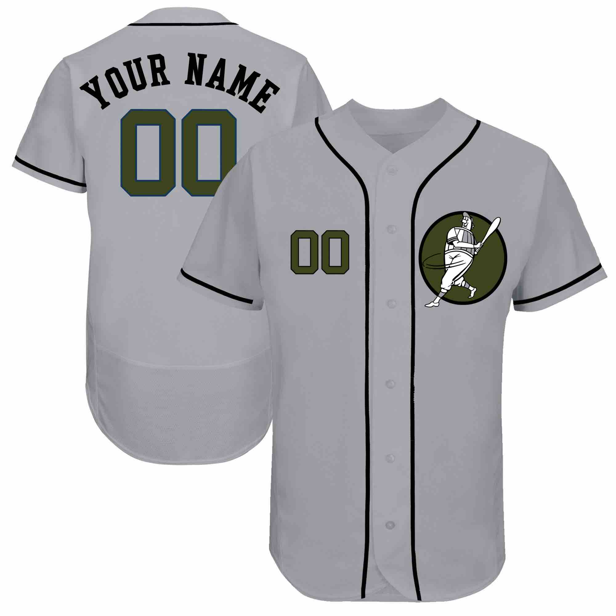 MLB Houston Astros Personalized Elite Grey Color Jersey
