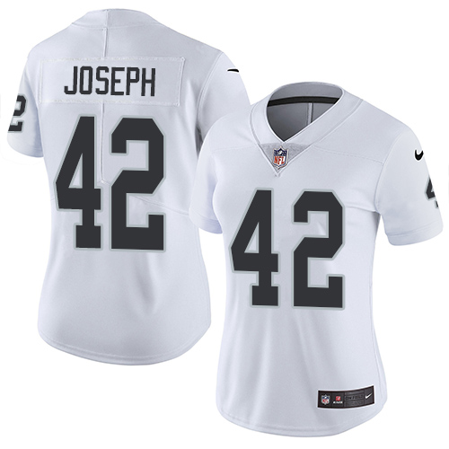 Womens NFL Oakland Raiders #42 Joseph White Vapor Limited Jersey