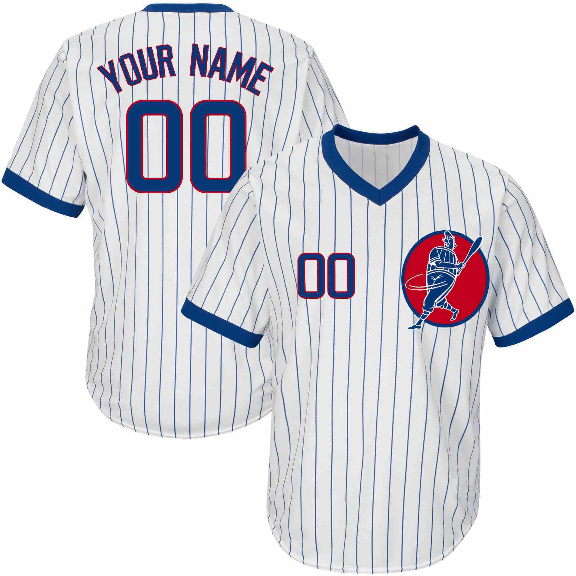 MLB Chicago Cubs Personalized White Pullover Jersey