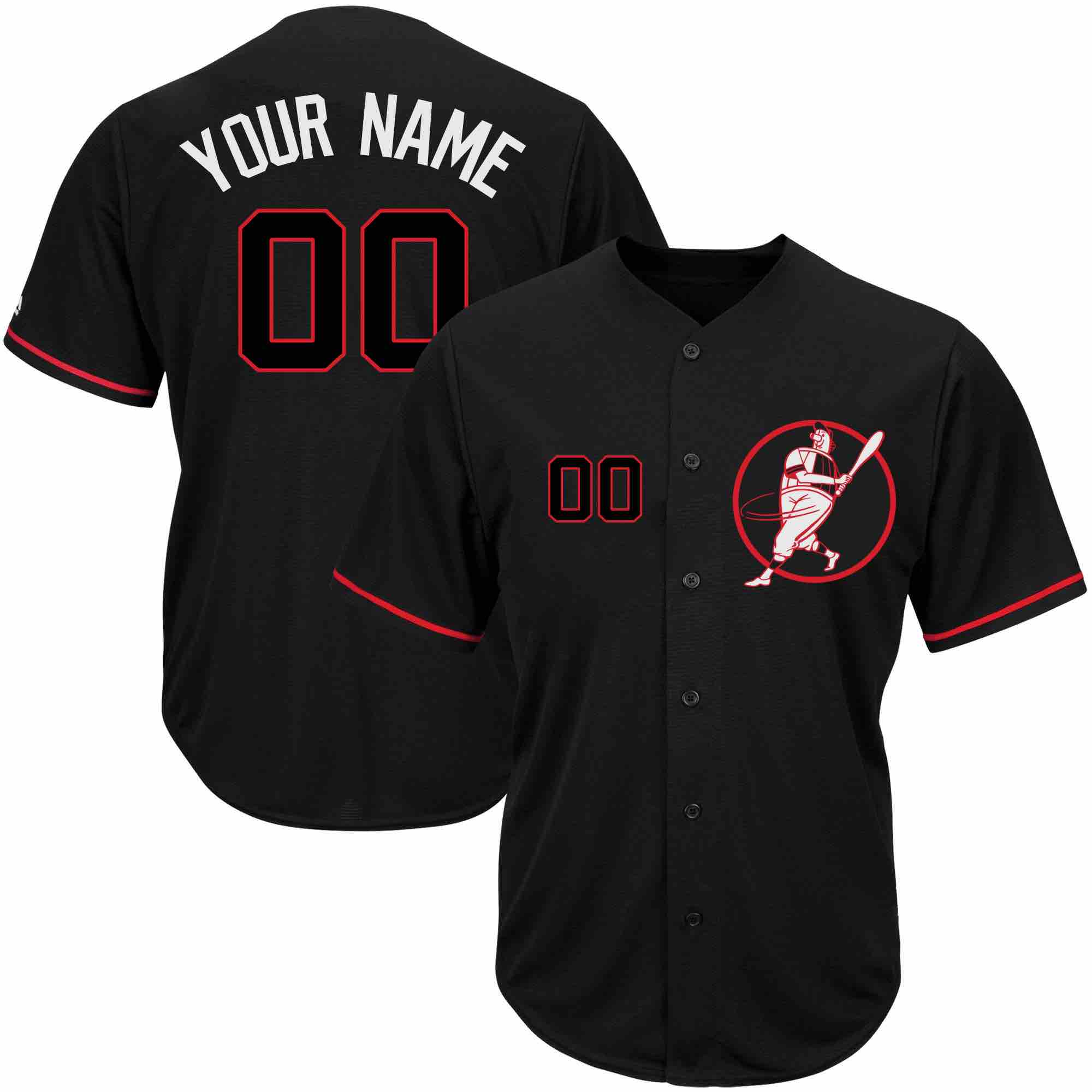 MLB Washington Nationals Personalized Black Color Jersey
