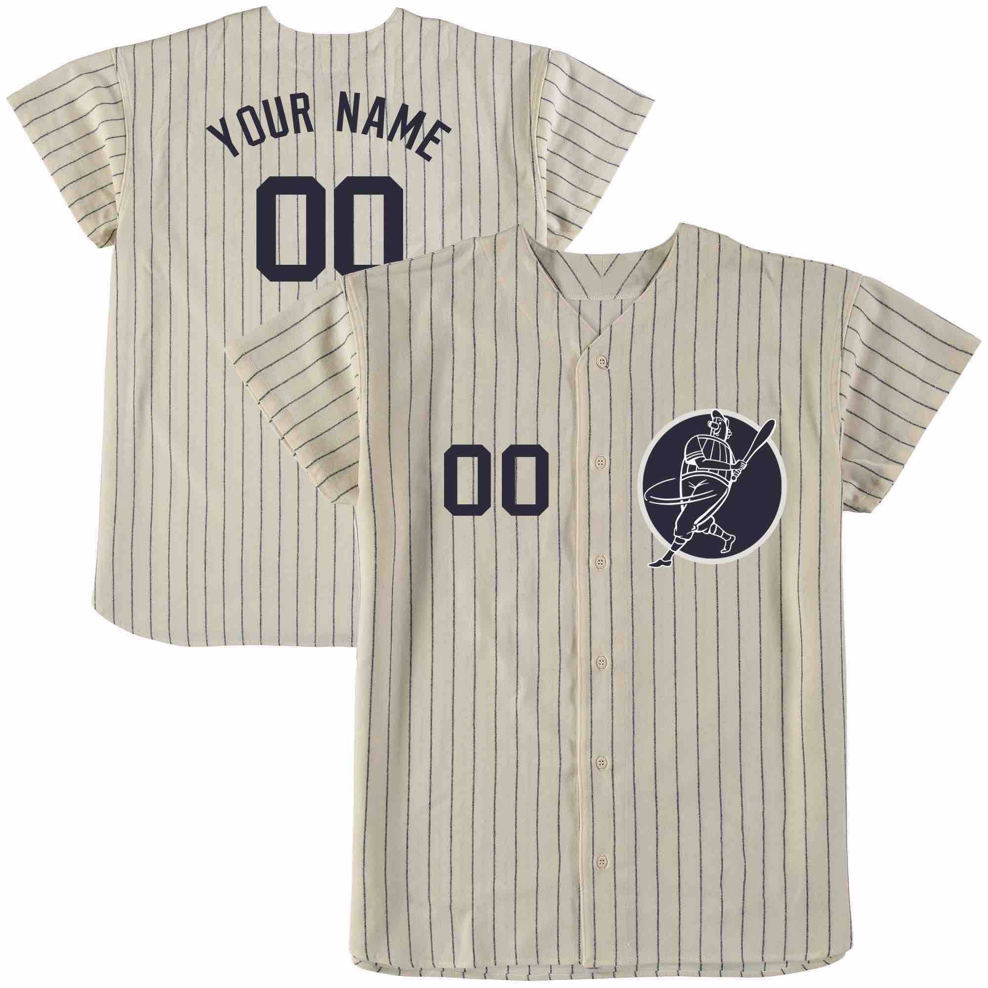 MLB New York Yankees Personalized Cream Jersey