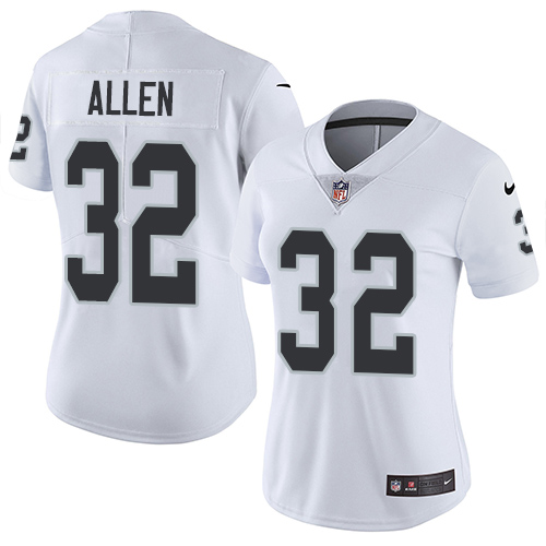 Womens NFL Oakland Raiders #32 Allen White Vapor Limited Jersey