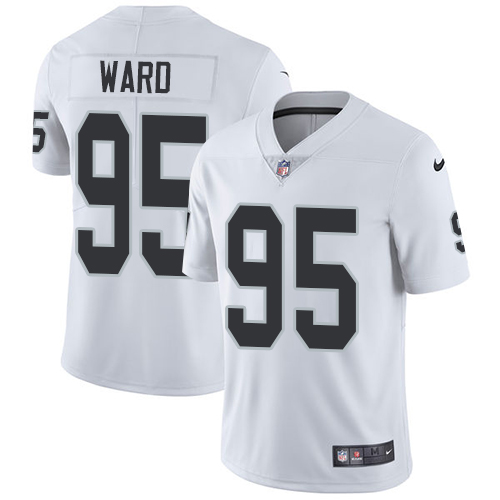 NFL Oakland Raiders #95 Ward White Vapor Limited Jersey