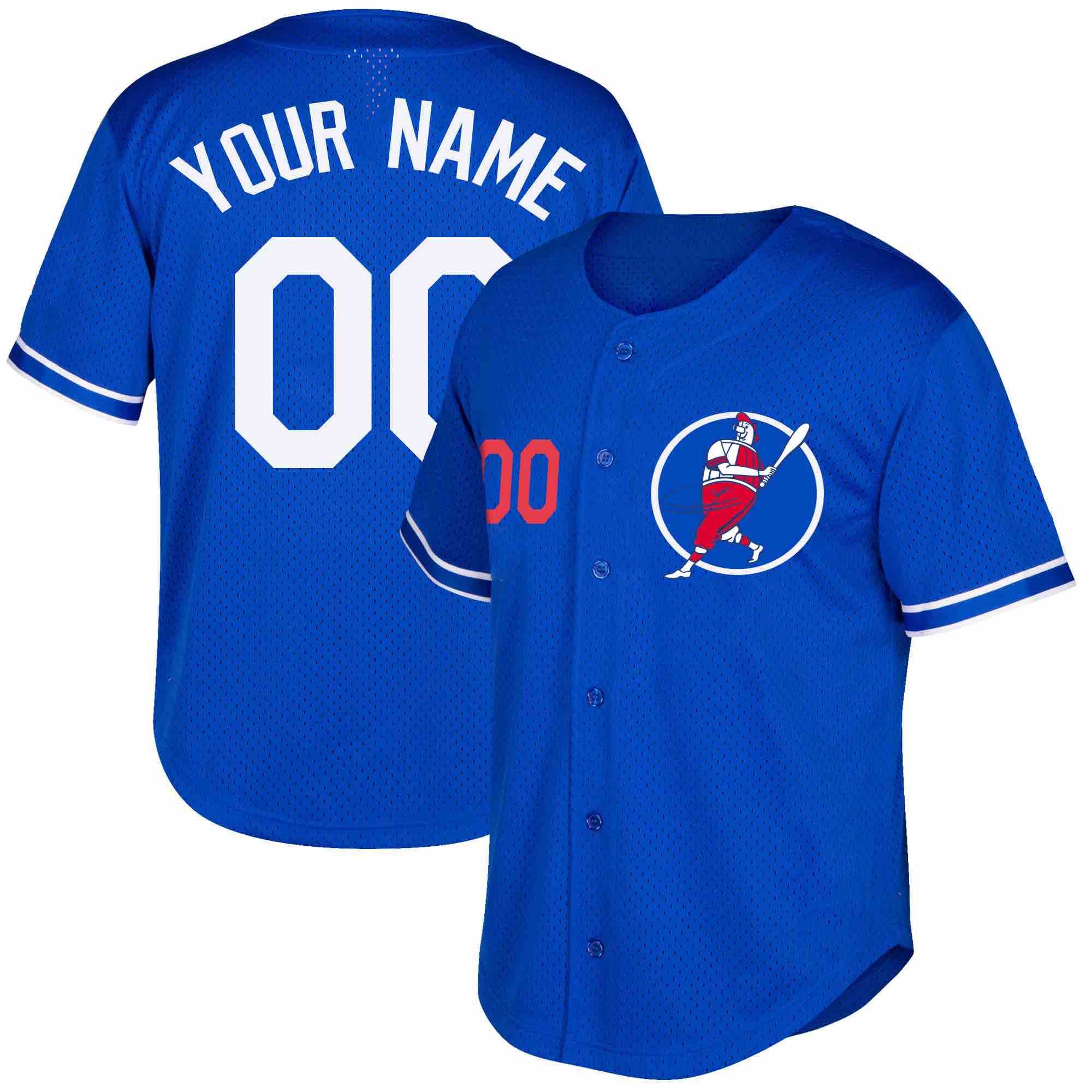 MLB Los Angeles Dodgers Personalized Blue Jersey