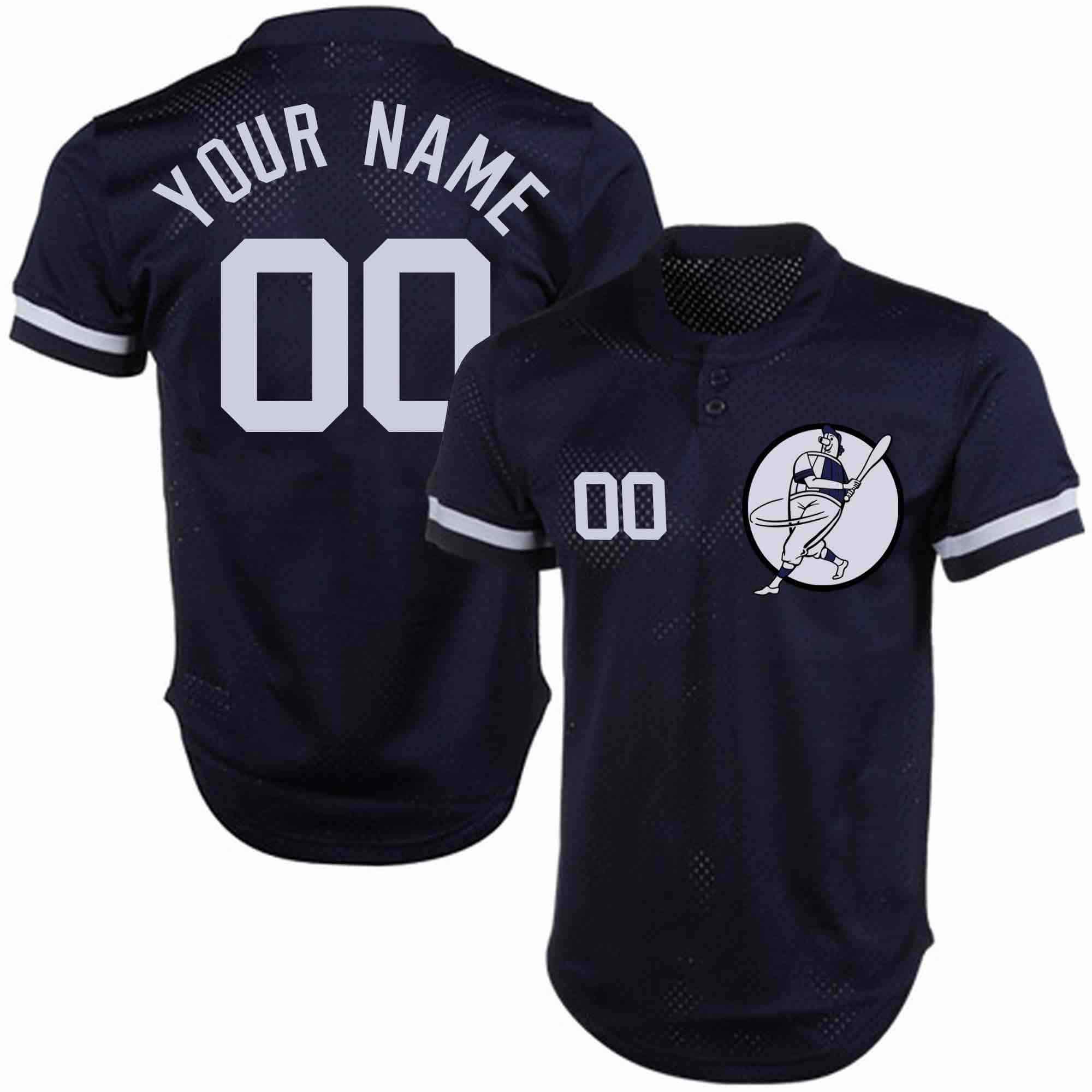 MLB New York Yankees Personalized Blue Jersey