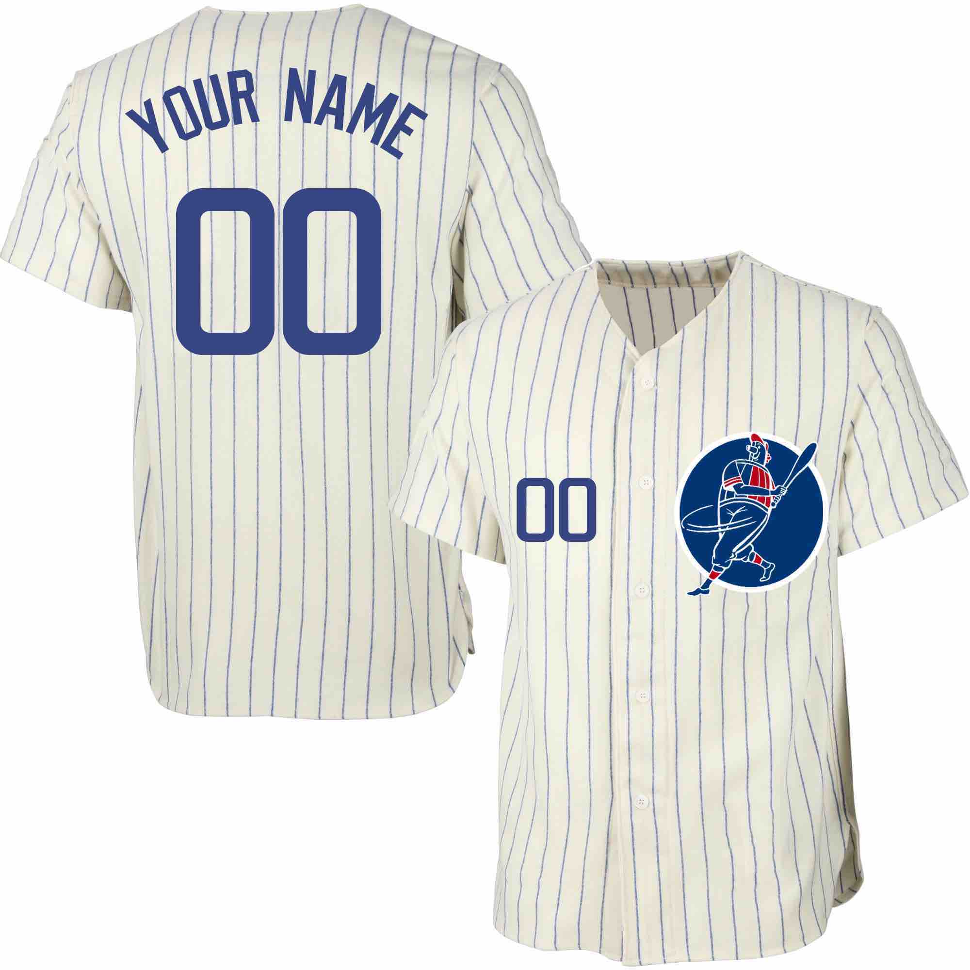 MLB Chicago Cubs Personalized Cream Jersey