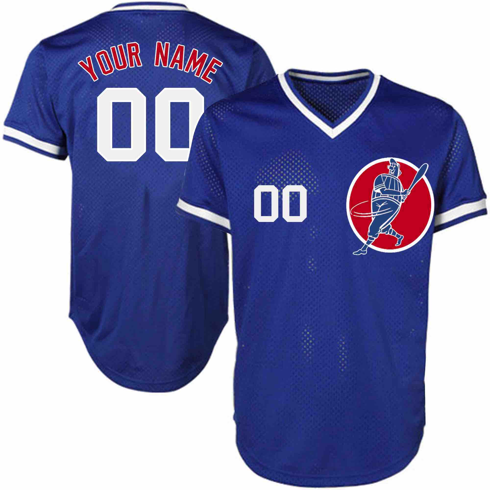 MLB Chicago Cubs Personalized Pullover Blue Jersey