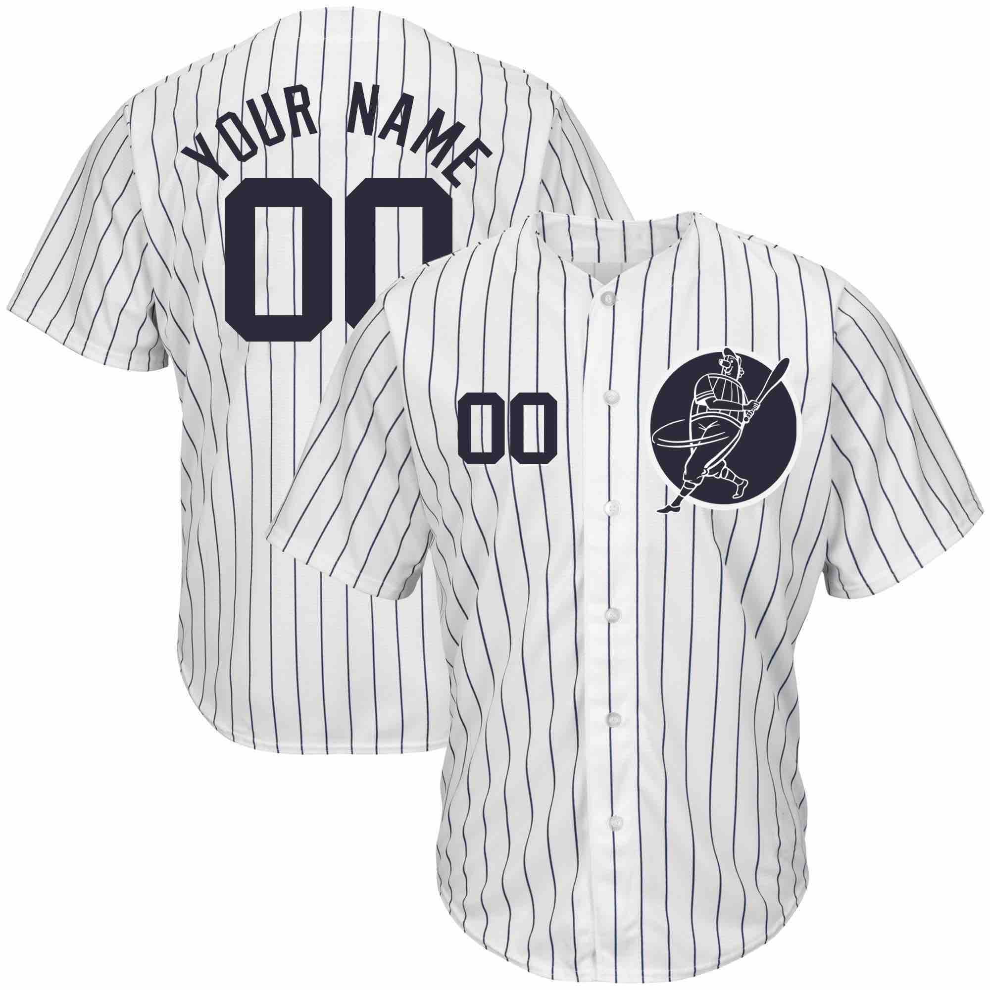 MLB New York Yankees Personalized White Jersey