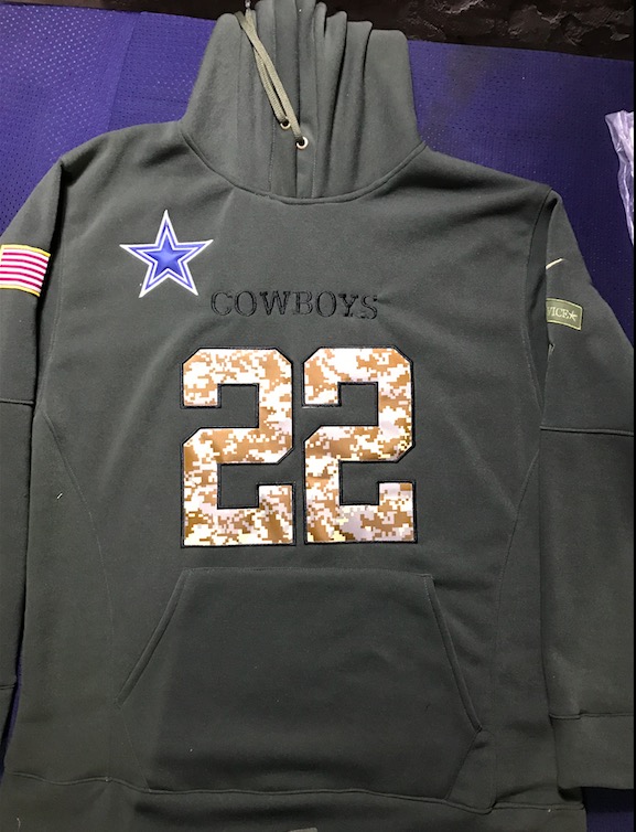 NFL Dallas Cowboys #22 Smith Salute to Service Hoodie