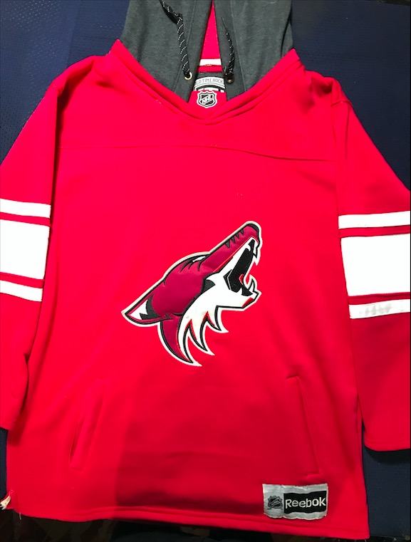 NHL Phoenix Coyotes Personalized Red Hoodie