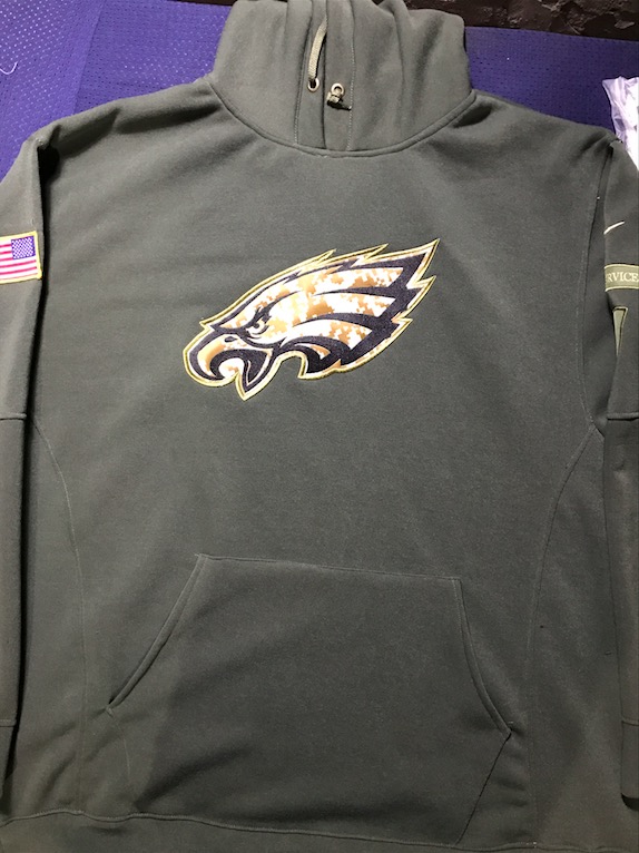 NFL Philadelphia Eagles Personalized Salute to Service Hoodie