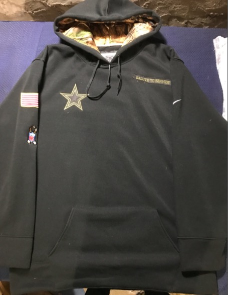NFL Dallas Cowboys Personalized Salute to Service  Hoodie