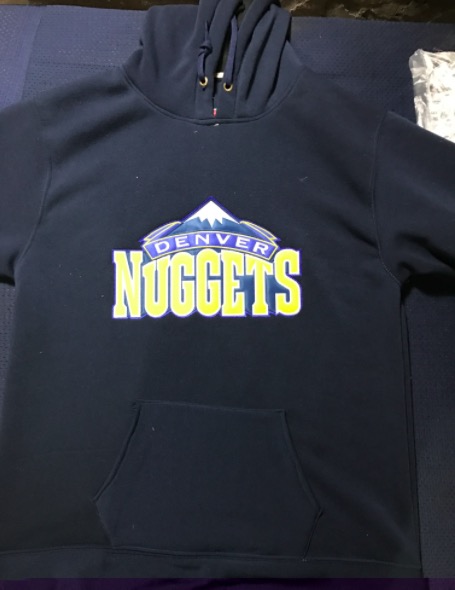 NBA Denver Nuggets Personalized Blue Hoodie