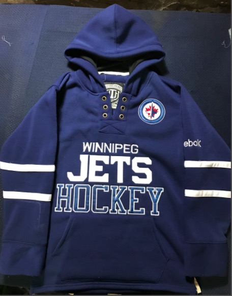 NHL Winnipeg Jets Personalized Blue Hoodie