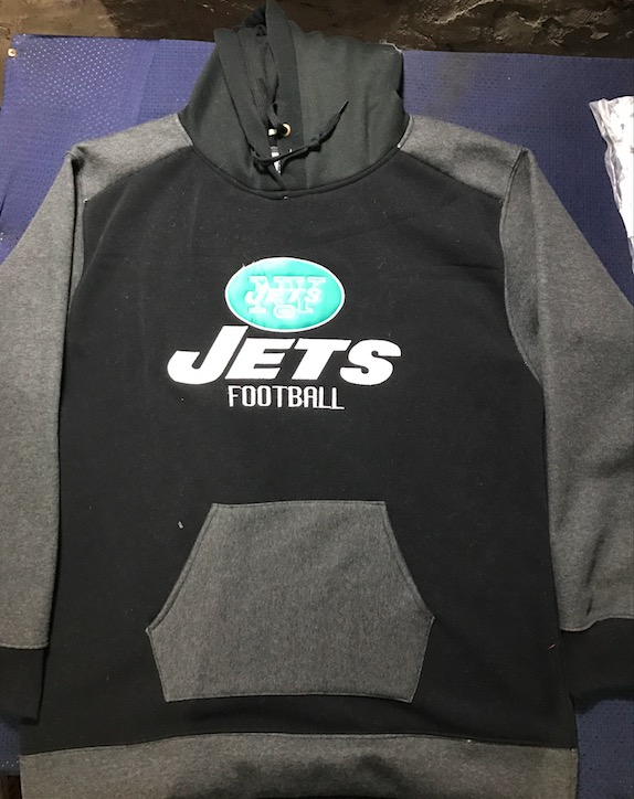 NFL New York Jets Personalized Black Grey Hoodie