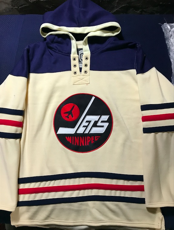 NHL Winnipeg Jets Personalized Cream Hoodie