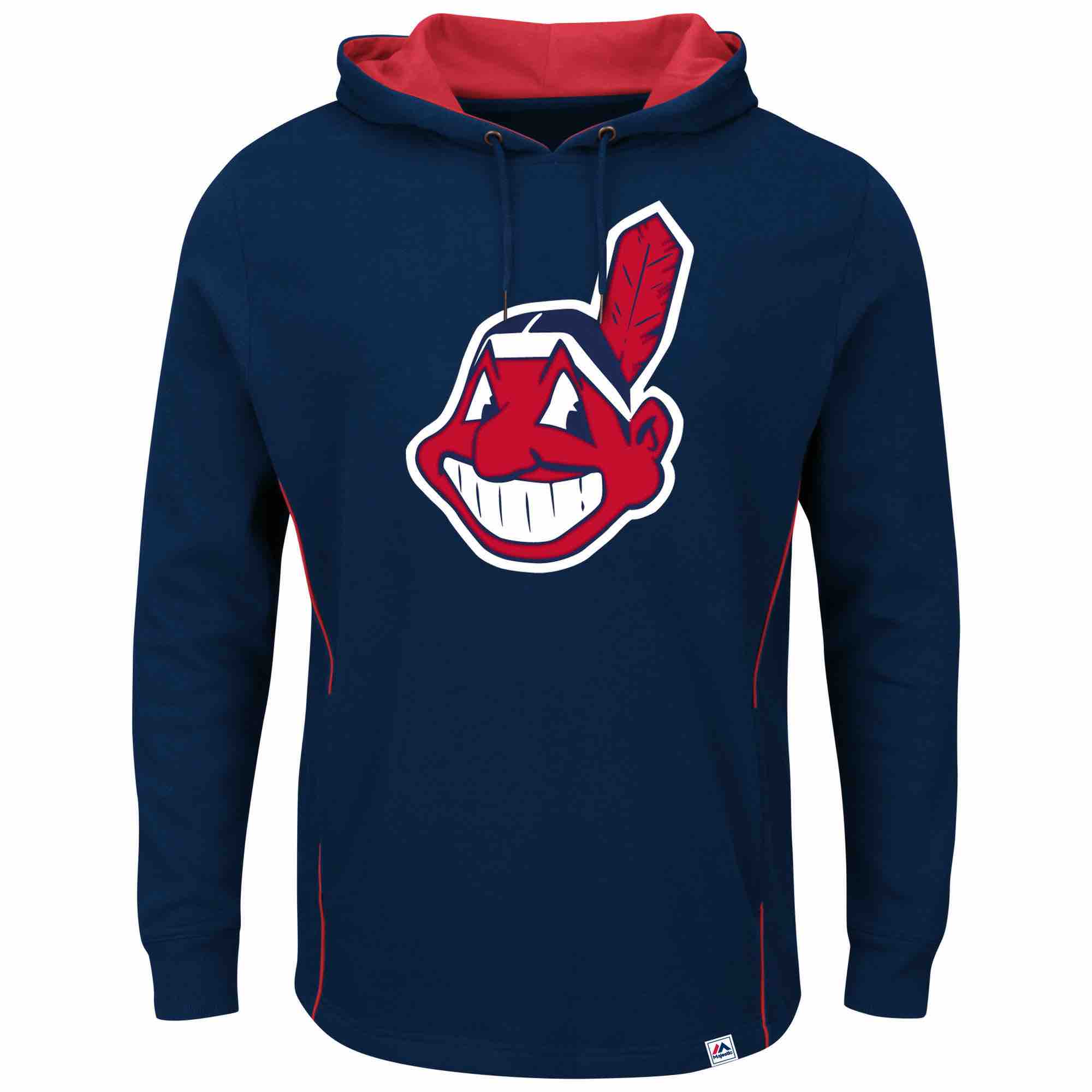 MLB Cleveland Indians Personalized Blue Stitched Hoodie