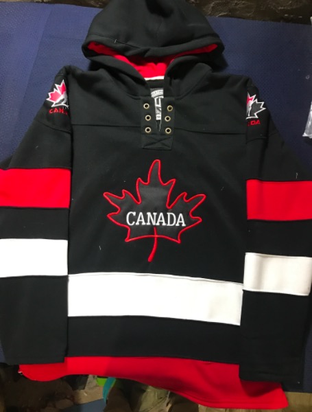 NHL Hockely Canada Personalized Black Hoodie