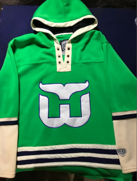 NHL Hartford Whalers Personalized Green Hoodie