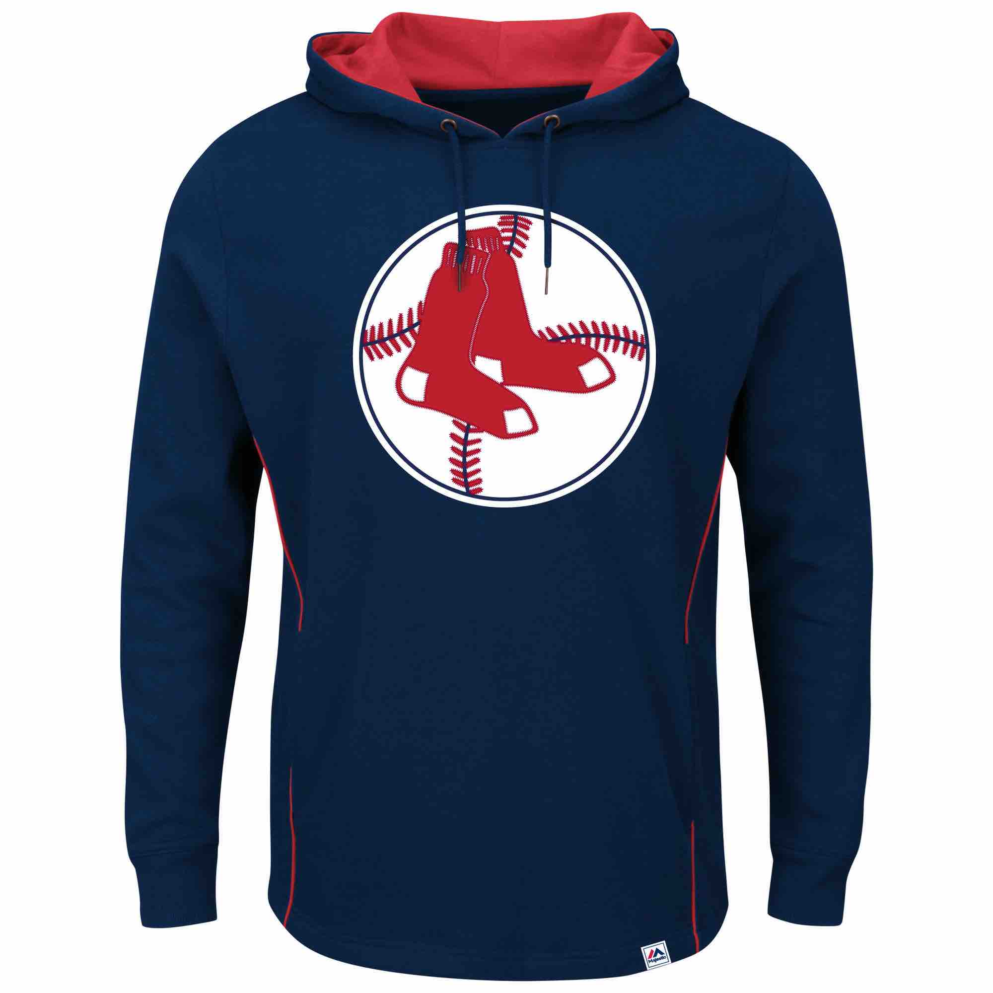 MLB Boston Red Sox Personalized Blue Color Stitched Hoodie