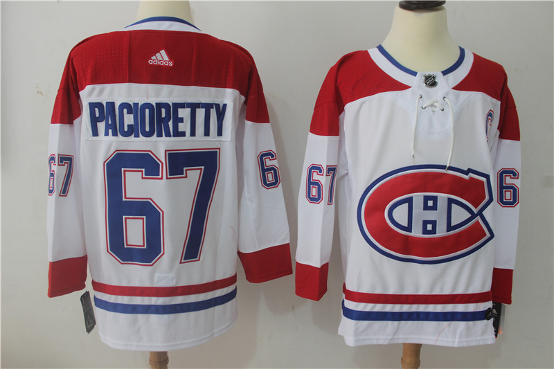 Adidas NHL Montreal Canadiens #67 Pacioretty White Jersey