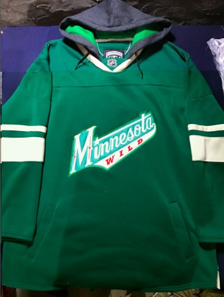 NHL Minnesota Wild Personalized Green Hoodie