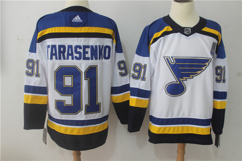 Adidas NHL St.Louis Blues #91 Tarasenko White Jersey