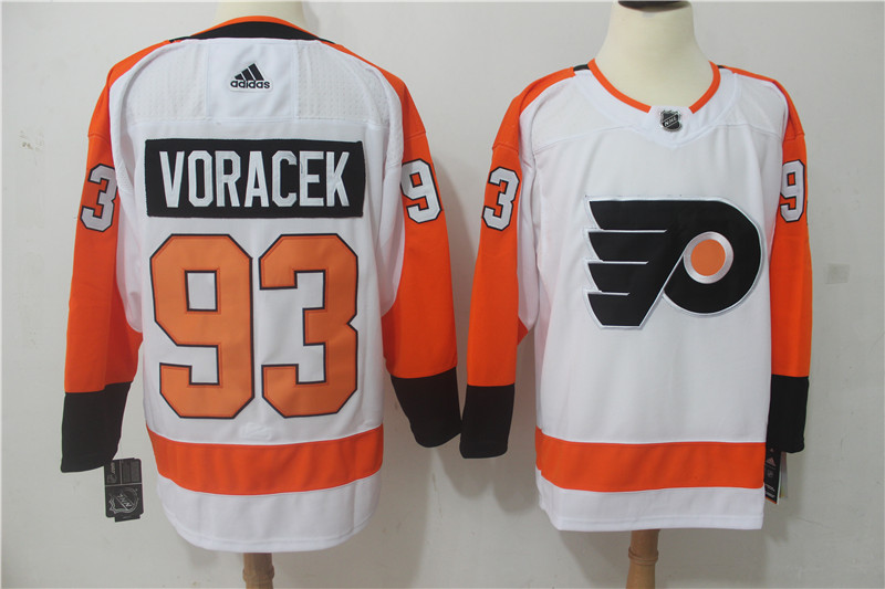 Adidas NHL Philadelphia Flyers #93 Voracek White Jersey