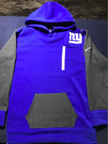 NFL New York Giants Personalized Blue Hoodie