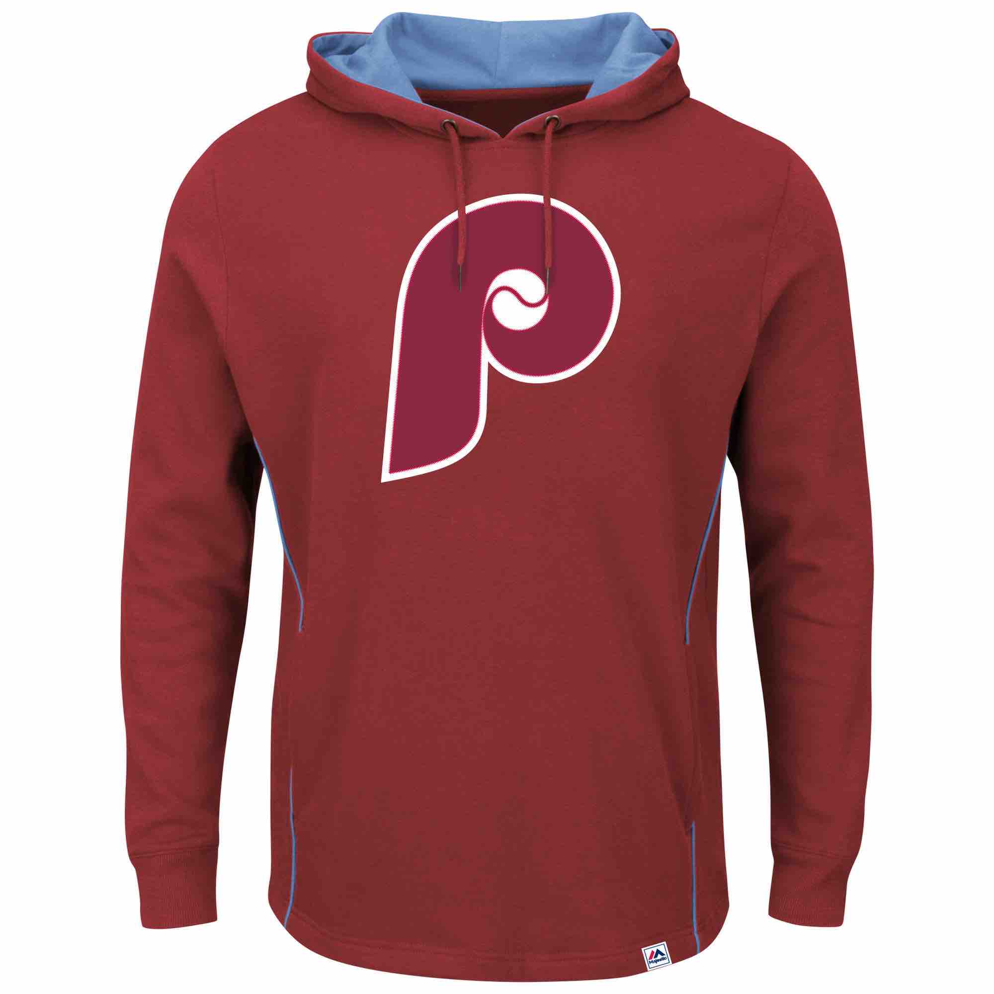 MLB Philadelphia Phillies Personalized Red Stitched Hoodie