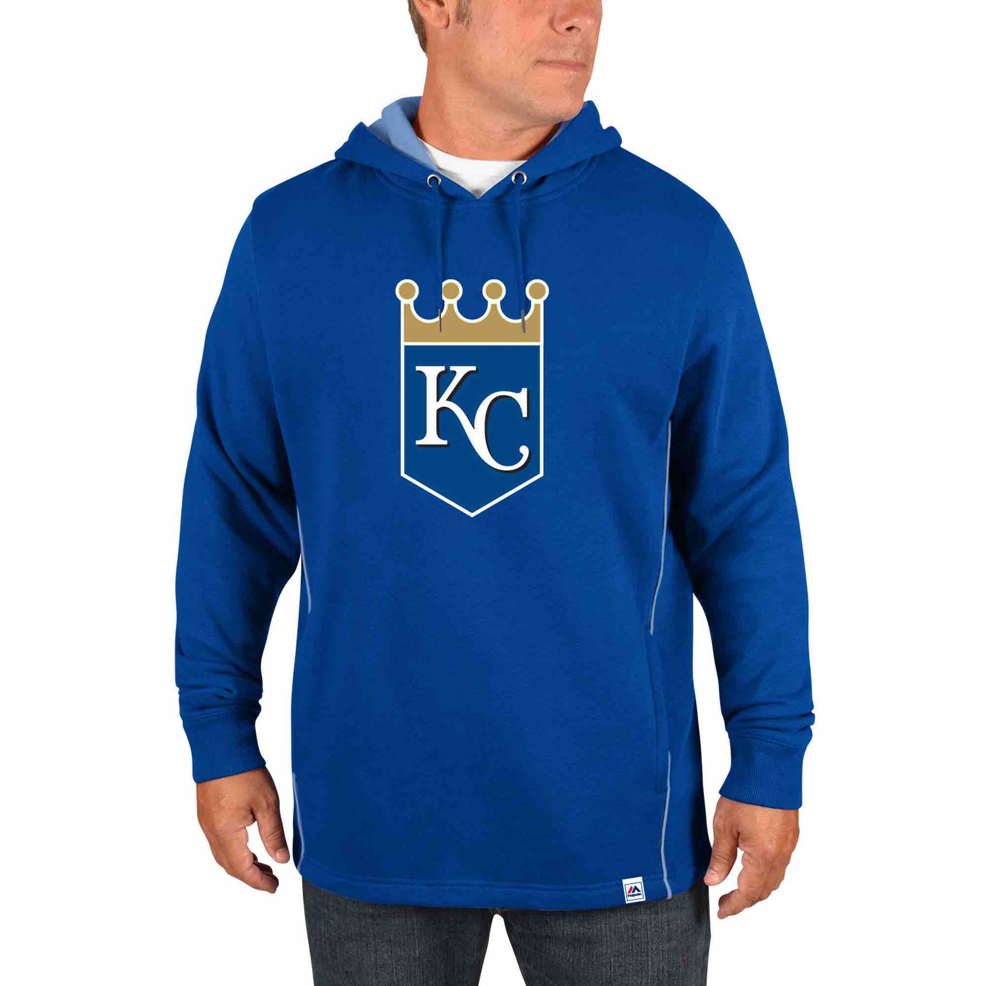 MLB Kansas City Royals Personalized Blue Stitched Hoodie