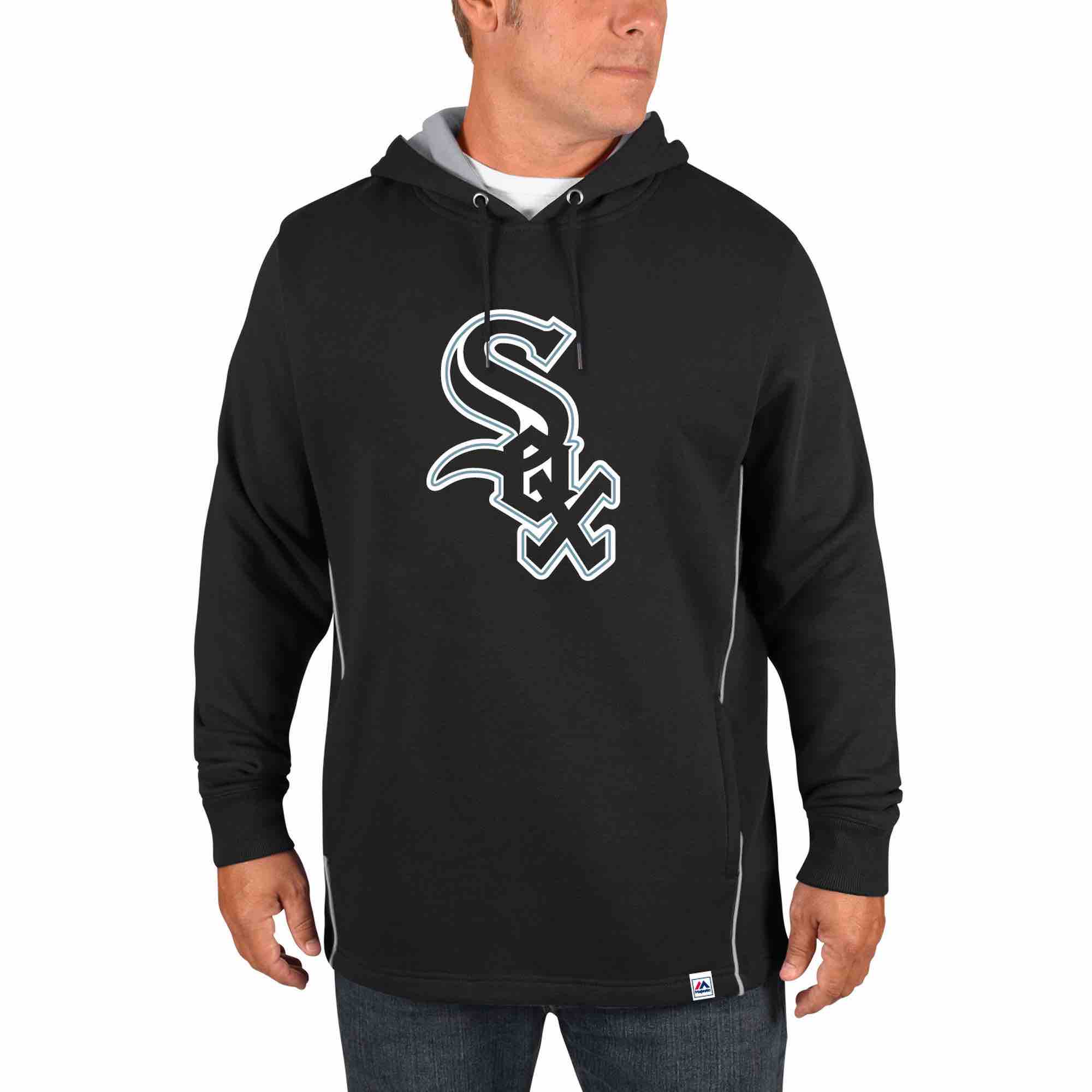 MLB Chicago White Sox Personalized Black Stitched Hoodie