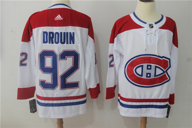 Adidas NHL Montreal Canadiens #92 Drouin White Jersey