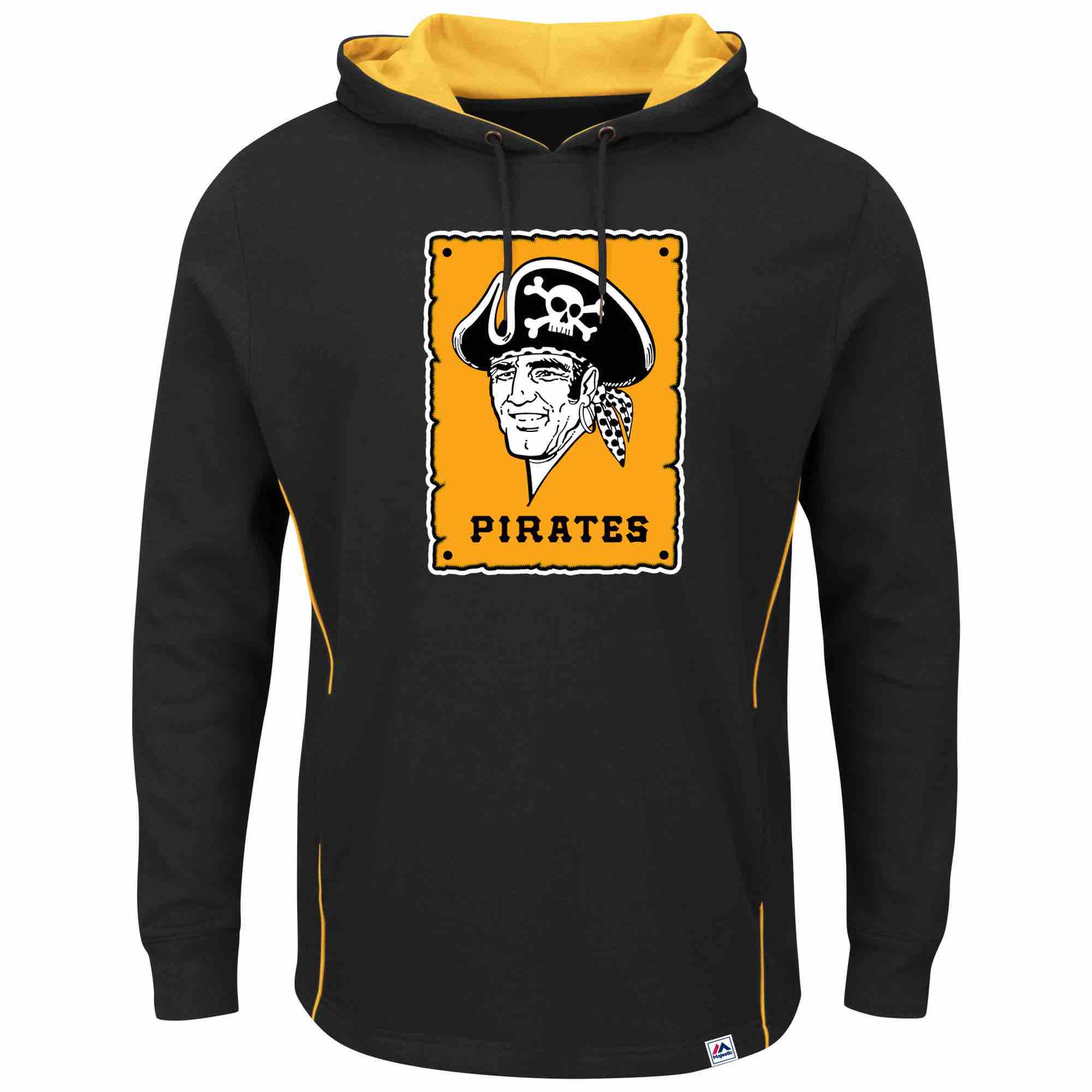 MLB Pittsburgh Pirates Personalized Black Stitched Hoodie