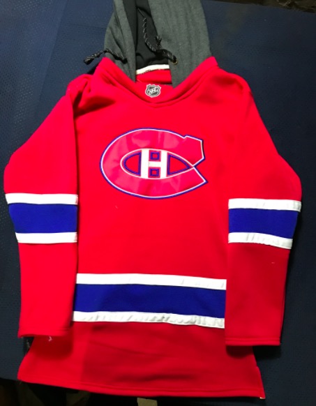Womens NHL Montreal Canadiens Personalized Red Hoodie