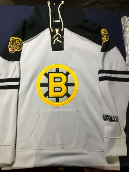 NHL Boston Bruins #94 Pierce White Personalized Hoodie
